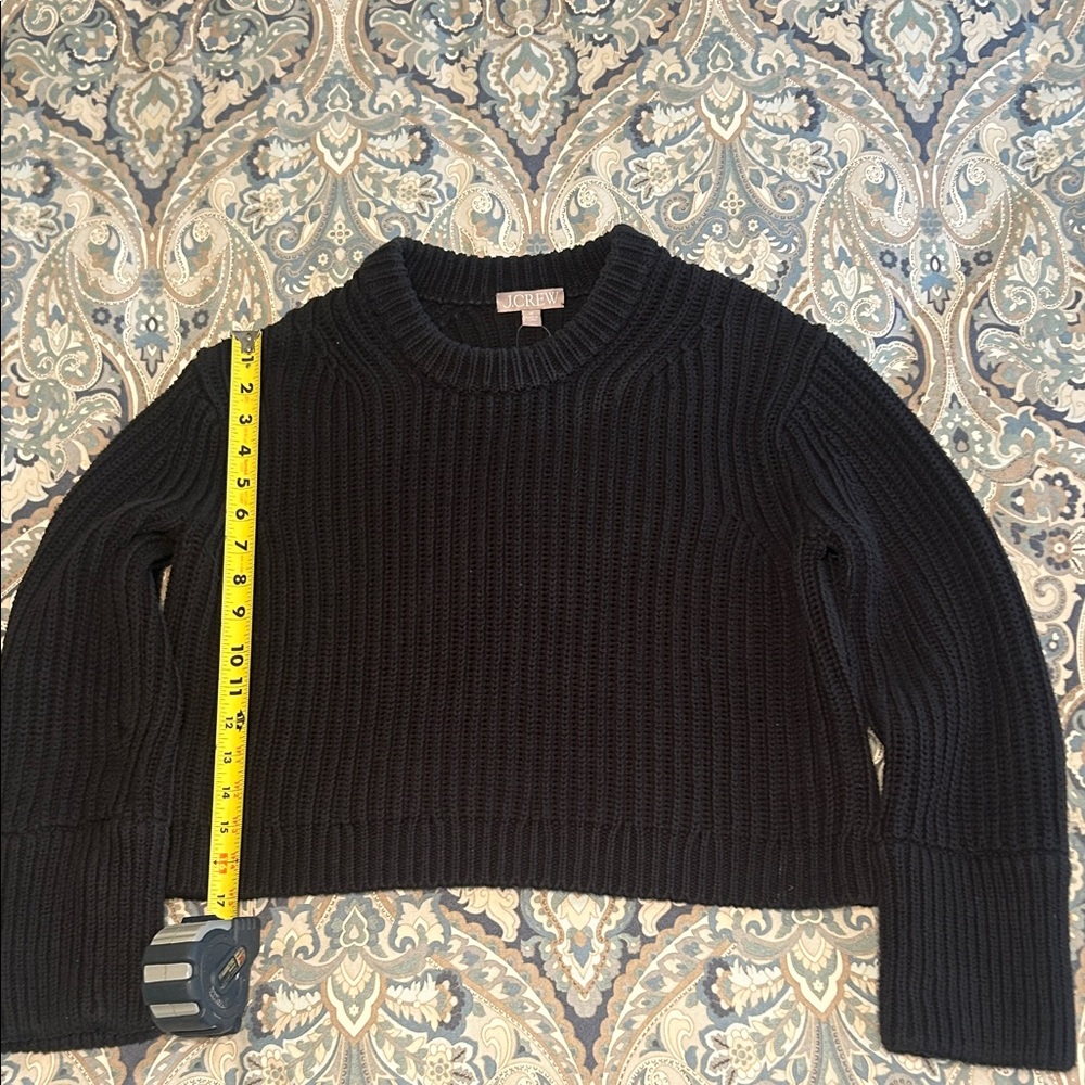 J. Crew Black Crew Neck Sweater